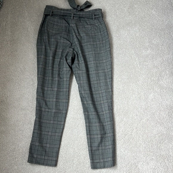 Checkered paper bag pants - Picture 3 of 4